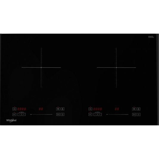 Whirlpool IWHL7320SC 730mm 2-Zone Induction Hob (13A) | Made in Italy |
