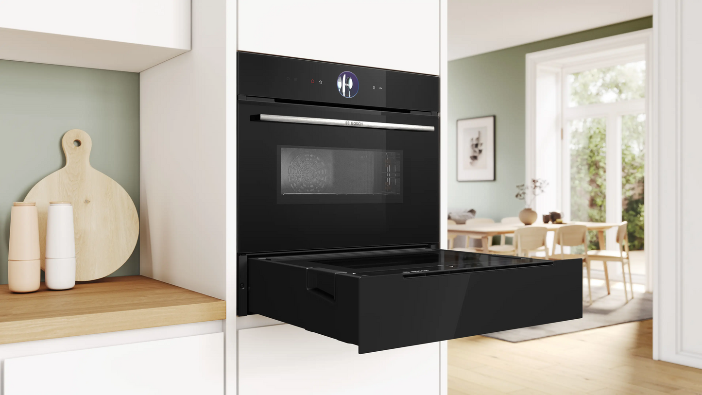 Bosch BDC7111B0 Built-in Steam Drawer 嵌入柜桶式蒸爐 (黑色玻璃) | Made in Germany |