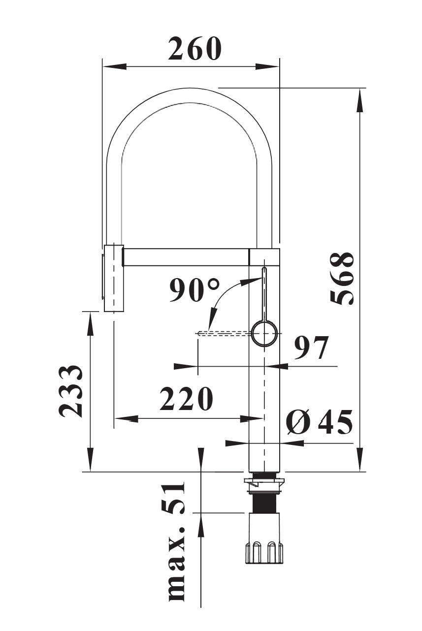 BLANCO CULINA-S II SENSOR (527494) 拉出式連感應器水龍頭 (PVD Steel) 德國製造 | Made in Germany |