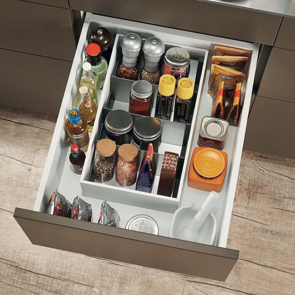 【NEW】BLUM AMBIA-LINE Deep Drawer Spice Rack with Box 高柜桶香料調味架 | 抽屜分隔整理 | 家居收納 |