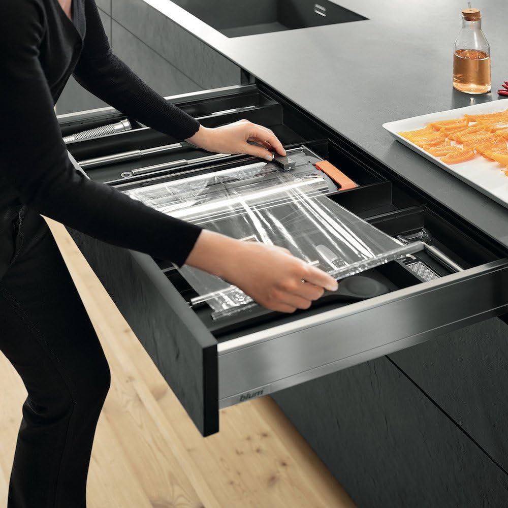 【NEW】BLUM AMBIA-LINE Drawer Kitchen film rolls holder 柜桶保護膜架 錫紙架 | 抽屜分隔整理 | 家居收納 |