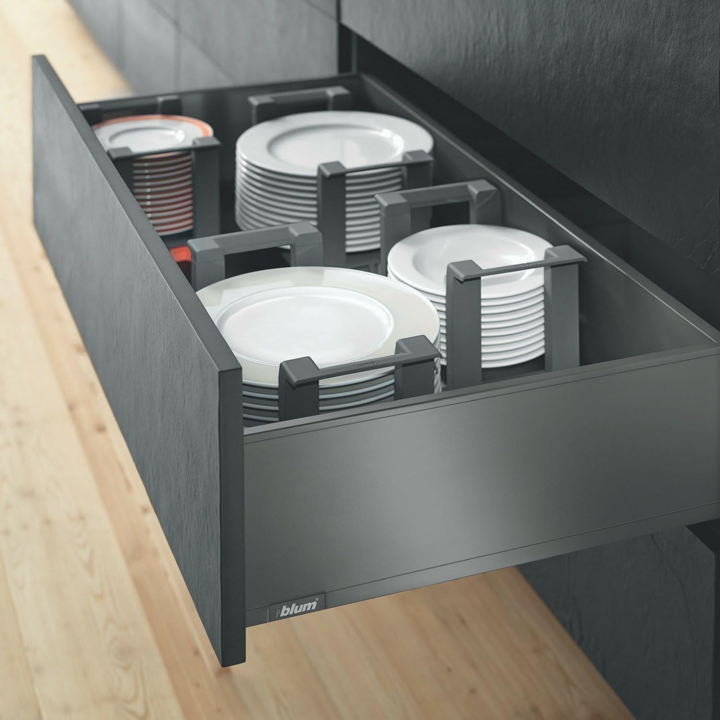 【NEW】BLUM ORGA-LINE Deep Drawer Plate Holder 高柜桶碗碟架 | 抽屜分隔整理 | 家居收納 |