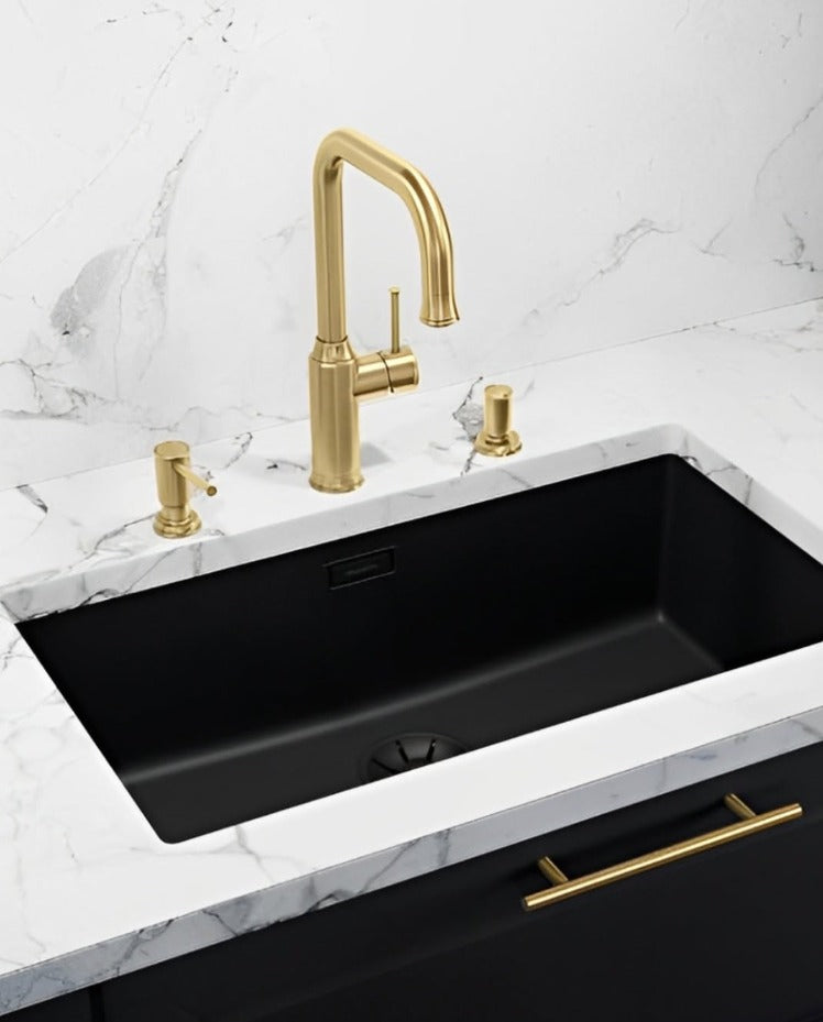 BLANCO LIVIA-S gold satin classic kitchen mixer 德國製造Blanco LIVIA-S 啞光金色傳統廚房龍頭 | Made in Germany |