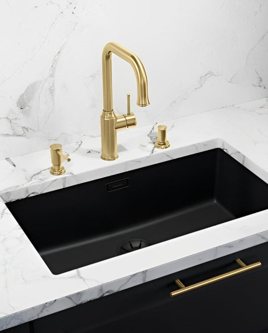 BLANCO LIVIA-S gold satin classic kitchen mixer 德國製造Blanco LIVIA-S 啞光金色傳統廚房龍頭 | Made in Germany |