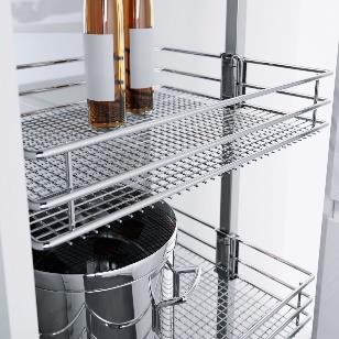 VAUTH-SAGEL soft-closing kitchen tall pull out kitchen basket 緩衝關閉高深拉籃 | Made in Germany | 廚房配件 | 櫥柜  | 拉籃 |