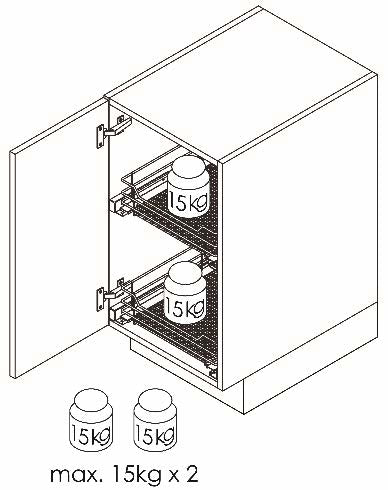 VAUTH-SAGEL soft-closing pull out basket 緩衝關閉四邊拉籃 | Made in Germany |