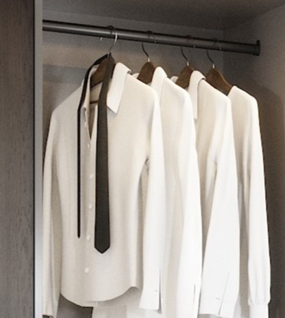 Italian Made Wardrobe Hanging System (Hanging Rod Only) | Hanging Rail |