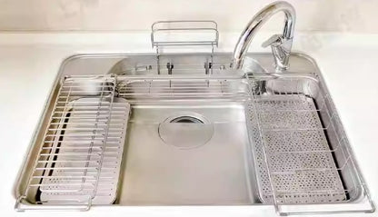 LIXIL A9U 790mm Japanese 2-Levels Multi-functional Silence Sink 日本LIXIL 超大W水槽 雙層 多功能靜音不銹鋼廚房星盆  | Made in Japan | 廚房配件 | 櫥柜  |