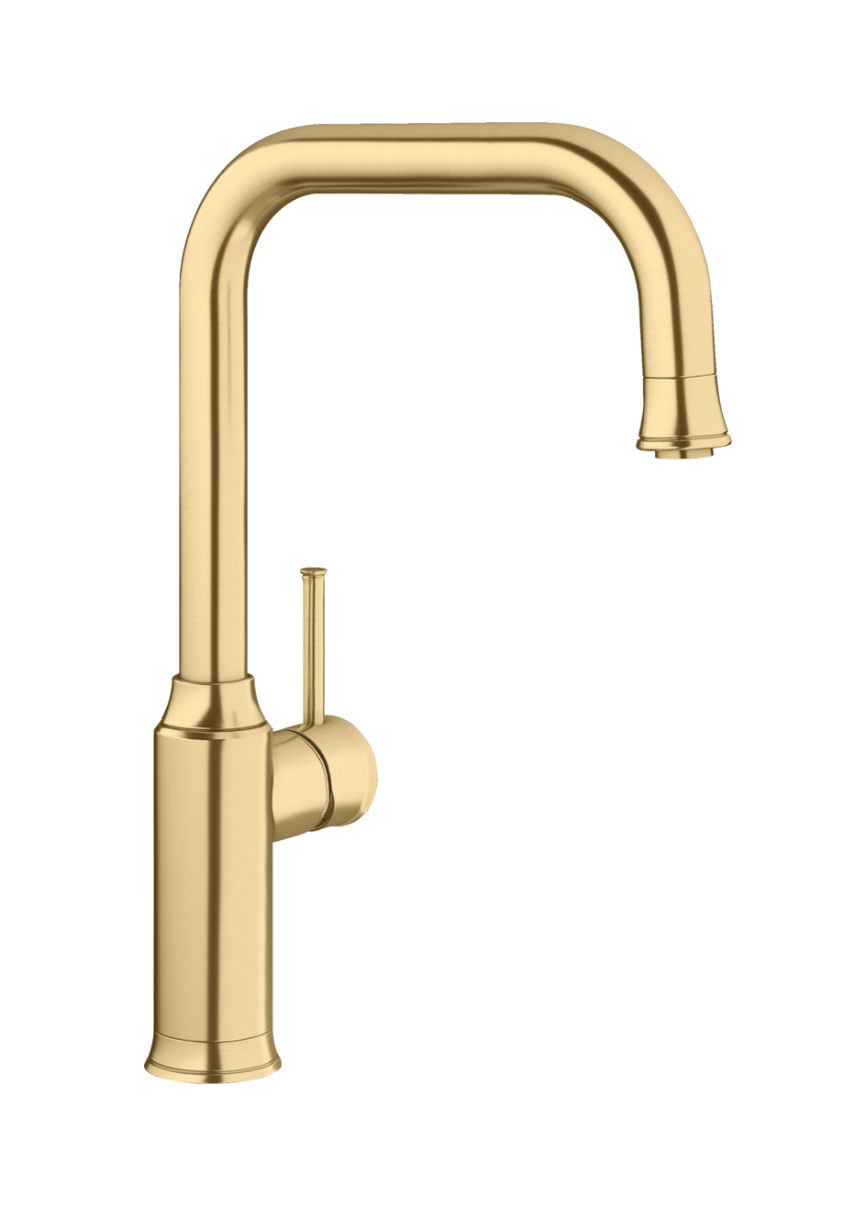 BLANCO LIVIA-S gold satin classic kitchen mixer 德國製造Blanco LIVIA-S 啞光金色傳統廚房龍頭 | Made in Germany |