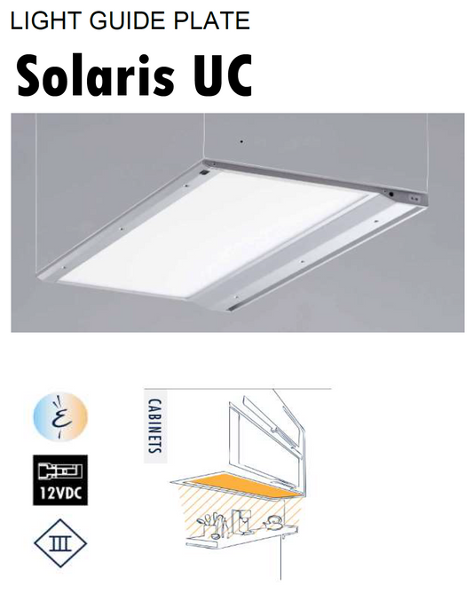 【MADE IN ITALY】L&S Light SOLARIS UC Light guide panel under cabinet lighting set kitchen wall unit 意大利製 吊柜底導光燈板