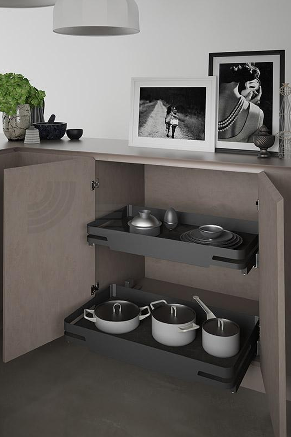 SIGE 119M drawer basket 柜內抽屜式拉籃 | Made in Italy |