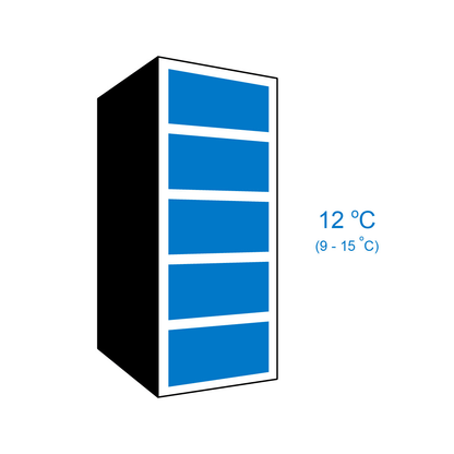 【Eurocave】V-PREM-L Maturing 1 temperature wine cabinet Première, Large model