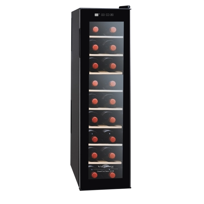 【Vinvautz】18 Bottles Freestanding Mini Wine Cellar VZ18SSB Koda Kitchen