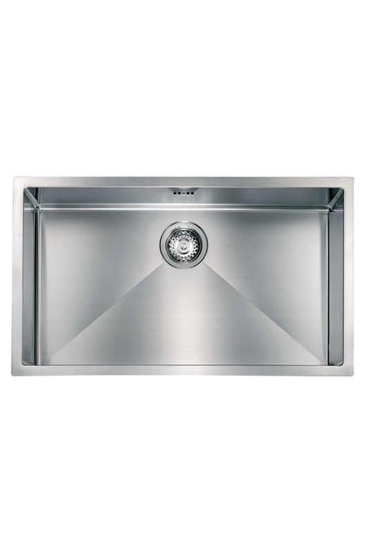 LUISINA 720mm R10-Corner Square Stainless Steel Sink | Made in Italy |
