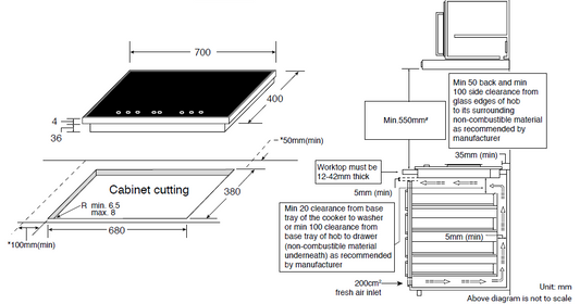 Whirlpool ACM320/BA 700mm 電磁爐（20A 插座版）