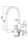 NOBILI BLUES Single Lever Kitchen Sink Mixer BS101133CR | Made in Italy |