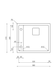 CM ITALIA 520mm R6-Corner Sunken Stainless Steel Sink | Made in Italy | 意大利製 R6小圓角520mm不銹鋼方星 方型星盆 單盆 水糟