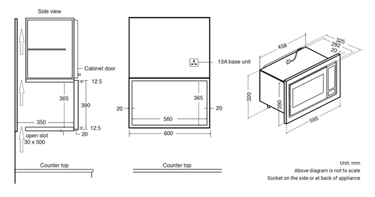 WHIRLPOOL CB2069/IX 嵌入式微波爐，適用於牆櫃