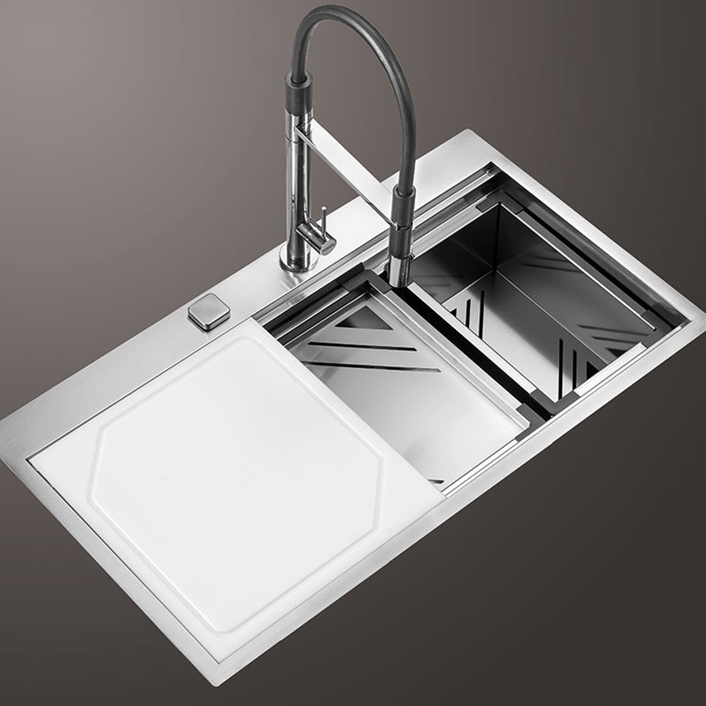 CM ITALIA Stainless steel drain tray for CM sinks | Made in Italy | 意大利製 不銹鋼瀝水板 配合CM星盆 廚房