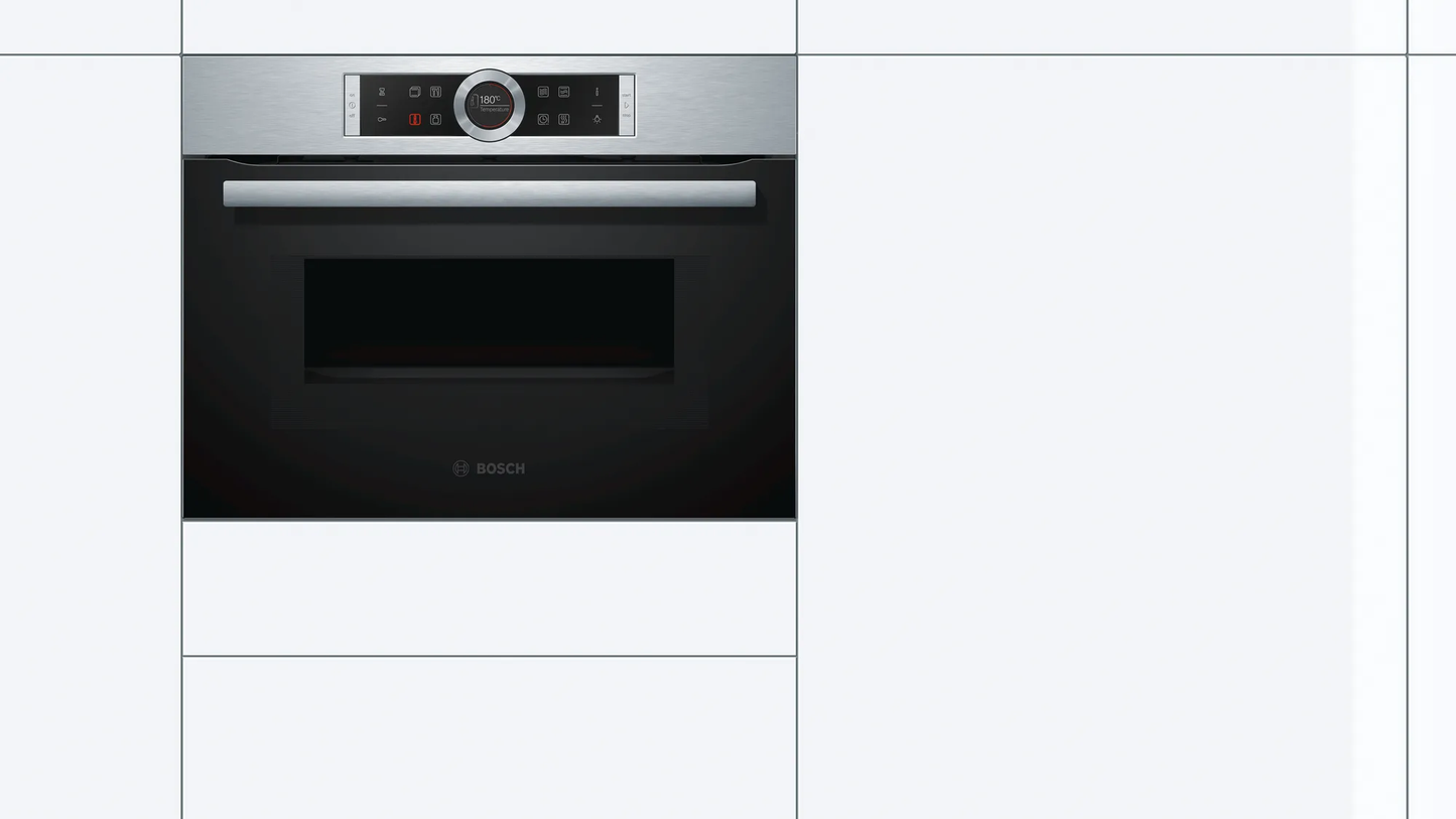 BOSCH Series 8 CMG633BS1B Combi oven with microwave 博西 緊湊型 多功能微波烤箱 微烤一體機 | 嵌入式 | 廚房電器 | 家電 |