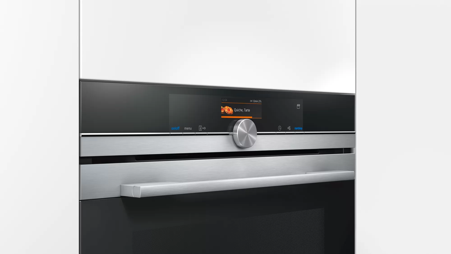 西門子 iQ700 CS656GBS2 600 毫米組合蒸汽烤箱 |德國製造 |