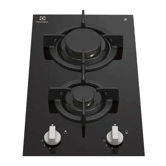 Electrolux EGC-2902 290mm(W) Domino 雙眼燃氣灶具(HKTG / HKLPG) 雙頭煤氣/石油氣煮食爐|廚房電器 |家電 |
