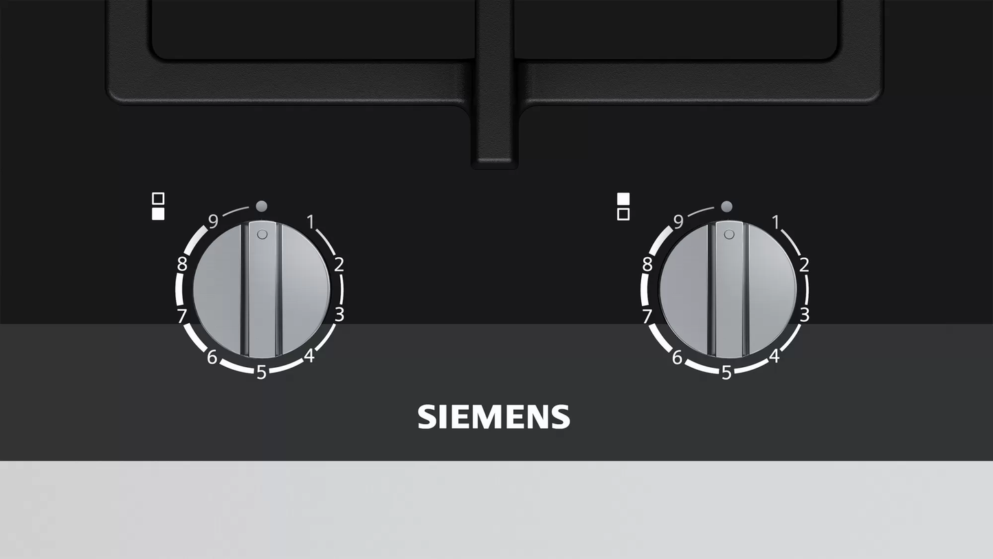 SIEMENS iQ700 ER3A6BB70X/ER3A6BD70L 300mm Domino Gas hob, autarkic, Ceramic glass | Made in Europe |