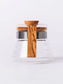 【HARIO】橄欖木 耐熱玻璃咖啡分享壼 Olive Wood Coffee Server VCWN-40-OV | Made in Japan |