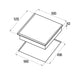 NODOR I2160BK 600mm induction hob