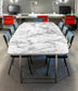 Custom-made Table with Solid Surface Materials 專業訂造餐桌 餐台 使用耐刮耐磨廚房台面物料