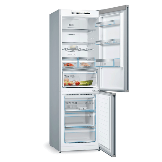 BOSCH KVN36IA3DK Vario Style NoFrost 底部冷凍櫃，帶可更換顏色前面板冰盒 | 