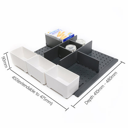 H.130mm Cutlery drawer magic organizers for cutlery, utensils, food supplies 130mm高抽屜整理分隔片 收納 家居整理