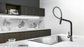 NOBILI Lamp Adjustable Kitchen Sink Mixer PO108137CR | Made in Italy |