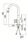 NOBILI POP Single Lever Kitchen Sink Mixer PO108113CR | Made in Italy |
