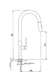 LUISINA RC602DO sink mixer with pull-out sprout  | Made in Italy |