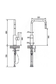LUISINA RC603DO sink mixer with pull-out spout | Made in Italy |
