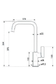 LUISINA RCD69 designer sink mixer | Made in Italy |