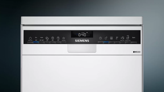 SIEMENS SR23HW48KE iQ300 450mm Freestanding Dishwasher | Made in Poland |