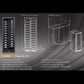 【Vinvautz】143 Bottles Inverter Label View Wine Cellar VZ143VSUG
