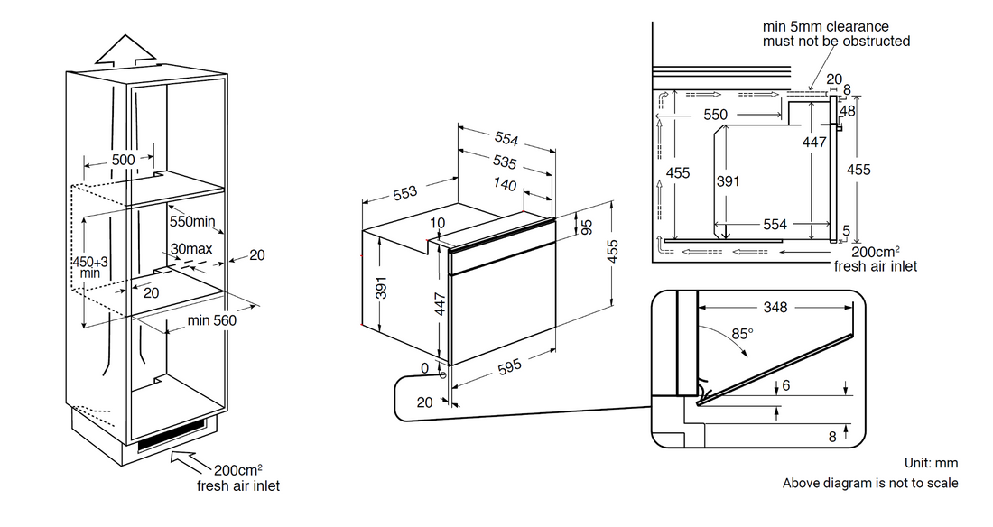WHIRLPOOL W7MW461 Builtin Microwave Oven Made in Italy Koda Kitchen