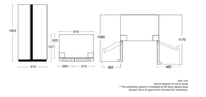 Whirlpool WF2X570NIX Side-by-Side Refrigerator