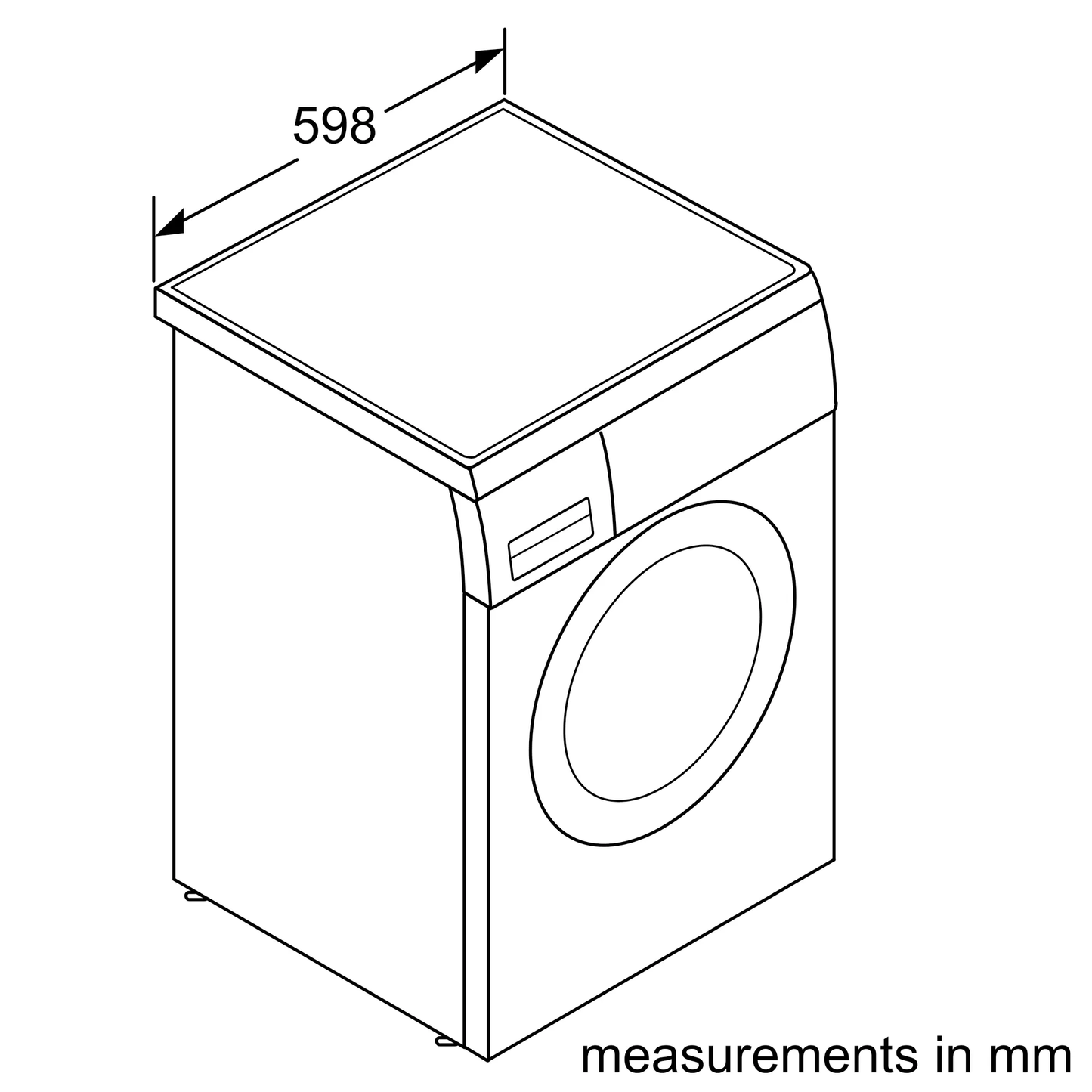 BOSCH WUU28460HK Front Loading Washing Machine (Built under available) - Series 6 博西 獨立式洗衣機 可飛頂 台底安裝 | 廚房電器 | 家電 |
