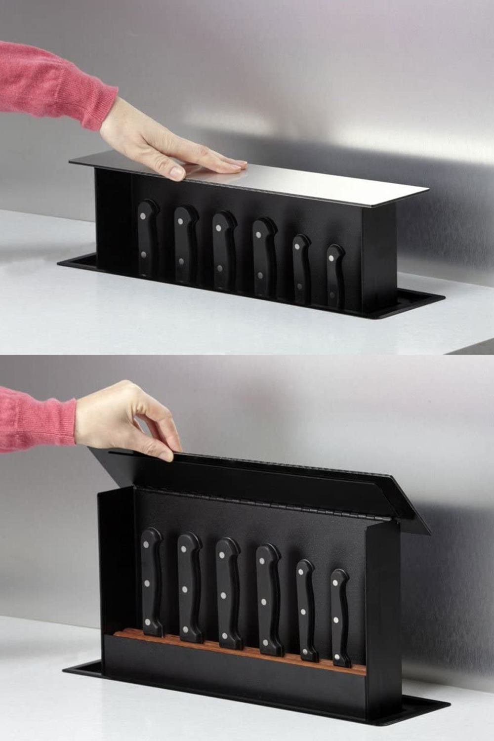 LUISINA S-Box Pop up Countertop Spice / Knifes Box | Made in UK |