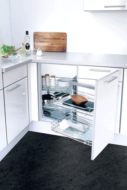 VAUTH-SAGEL soft-closing magic corner kitchen basket 緩衝關閉轉角拉籃 | Made in Germany | 廚房配件 | 櫥柜  | 拉籃 |