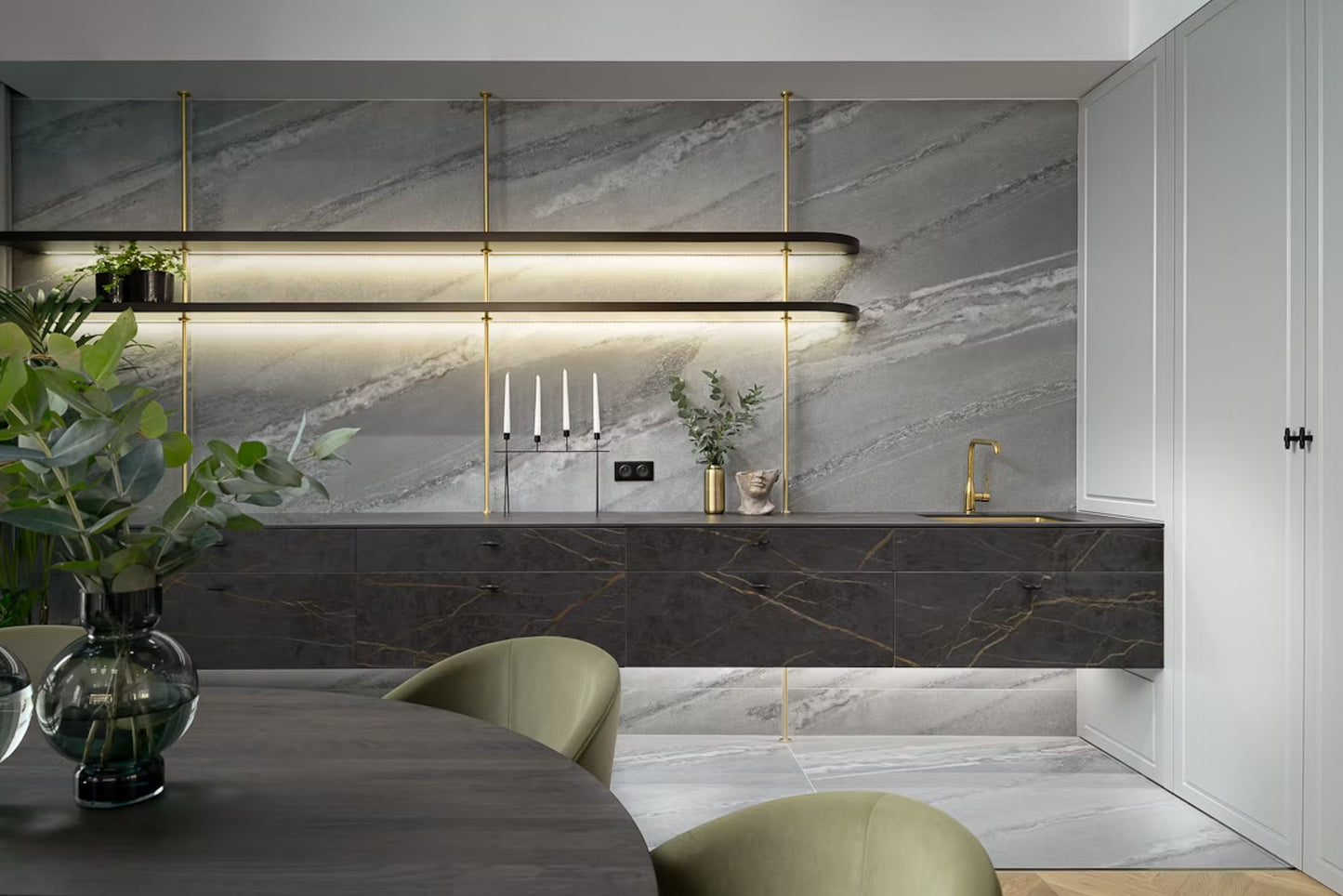 【DEKTON】 Custom-made Door front with 4mm Dekton Solid Surface | Made in Spain |