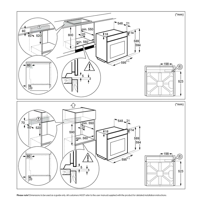 ELECTROLUX 600mm(W) SteamRoast Pyrolytic Oven 意大利製造封入式高溫清洗爐KOCBP21XA |意大利製造 |填入式 |廚房電器 |家電 |
