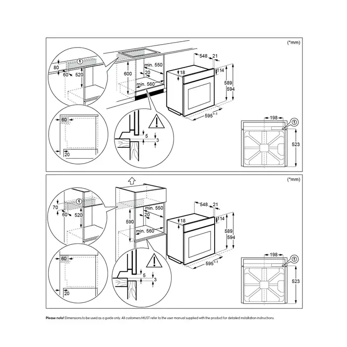 ELECTROLUX 600mm(W) SteamBake Pyrolytic Oven 意大利製造封入式高溫清洗爐KODDP71XA |意大利製造 |填入式 |廚房電器 |家電 |