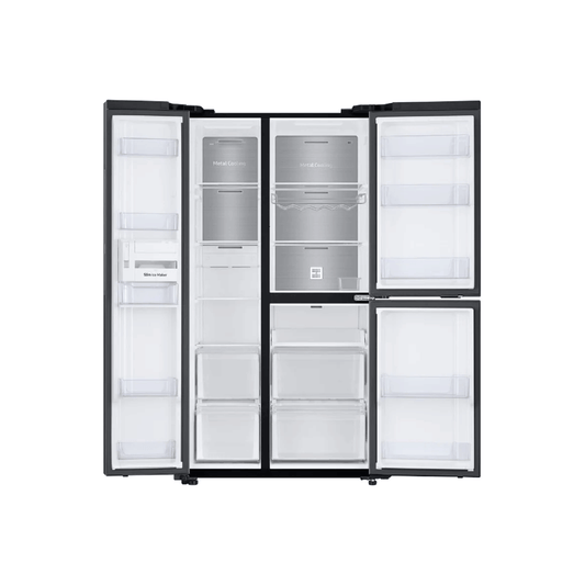 SAMSUNG RS63R5597B4 630L SpaceMax™ side-by-side fridge