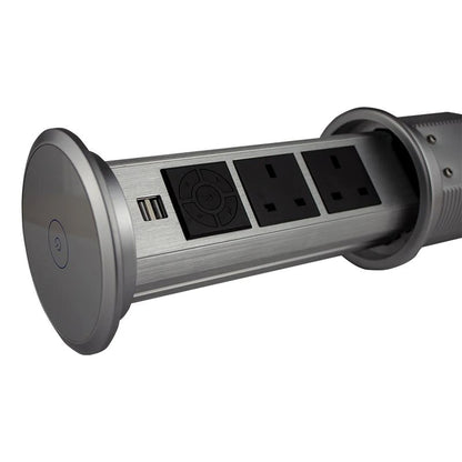 Smart Pop-up Socket on Countertop | USB | Wireless Charge | Bluetooth Speaker |